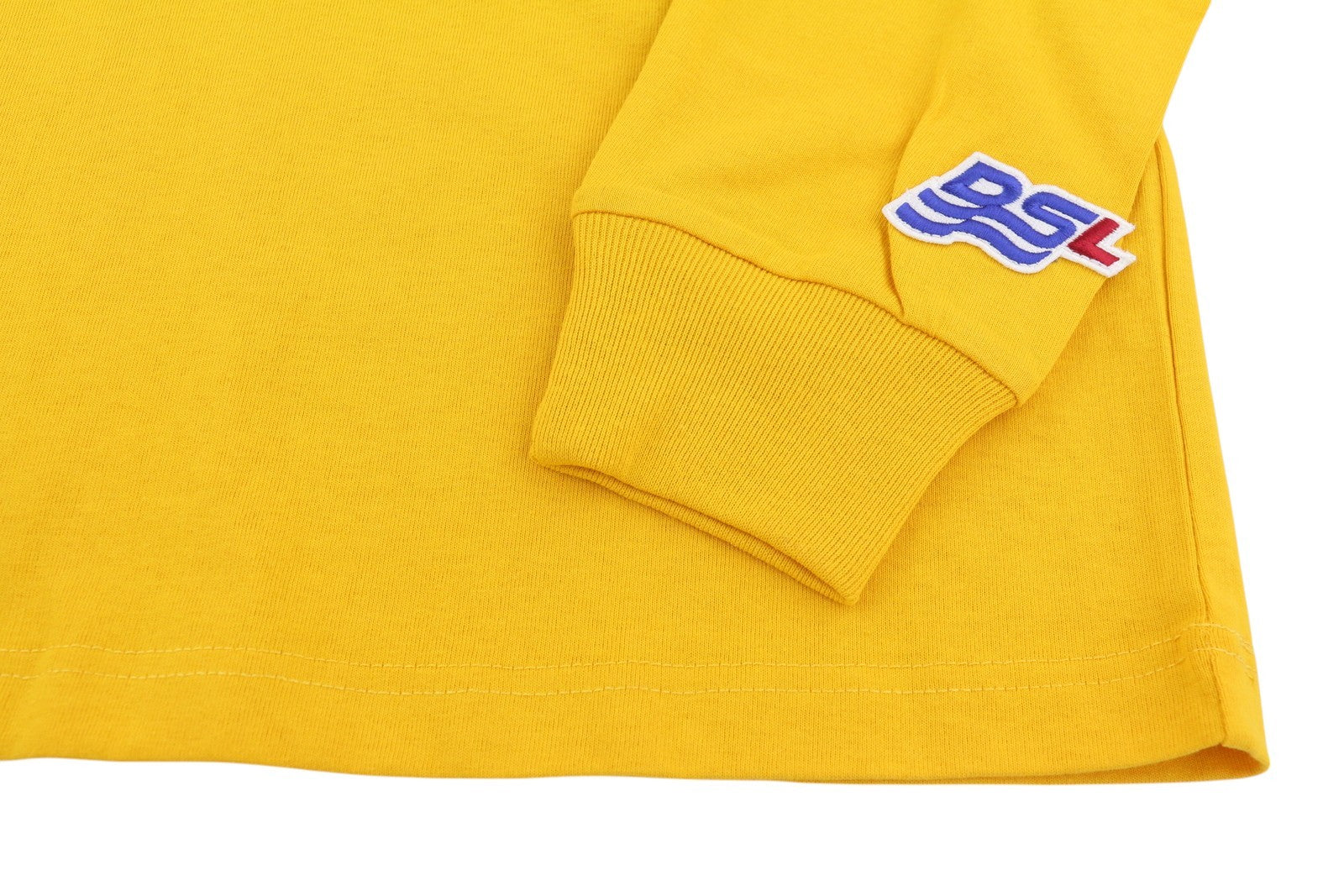 DIESEL T-Just-LS-B51 Men T-Shirt M Yellow Long Sleeve Crew Neck Tricot