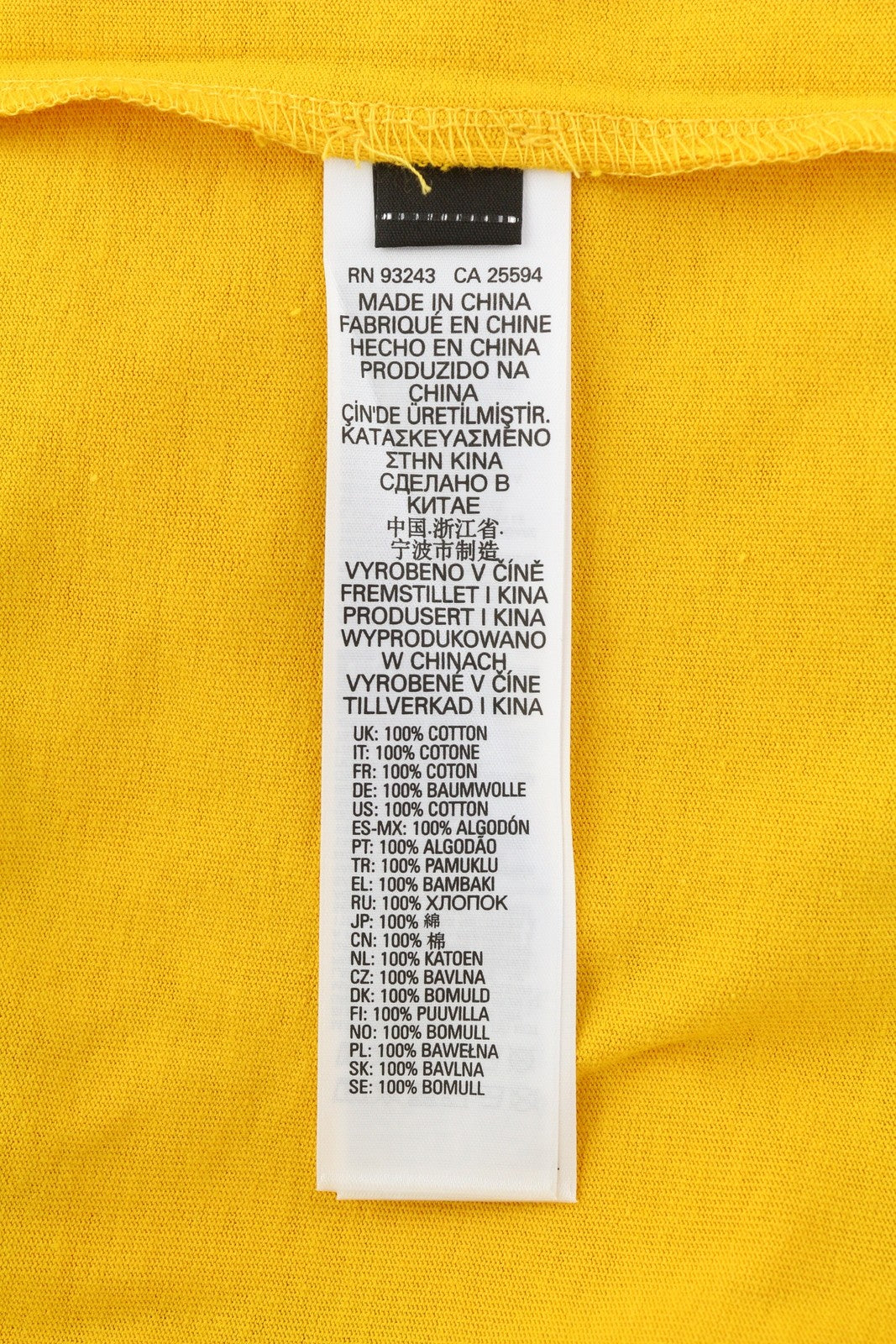 DIESEL T-Just-LS-B51 Men T-Shirt M Yellow Long Sleeve Crew Neck Tricot