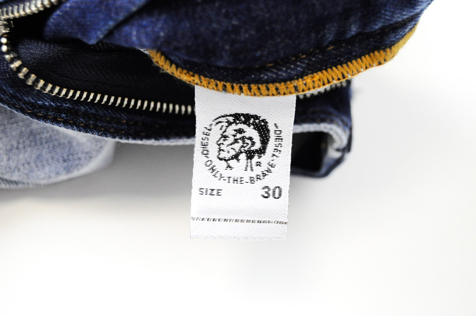 DIESEL D-Istort-SP 085AU Men Jeans W30/L32 Super Skinny Blue Cotton Washed Fit