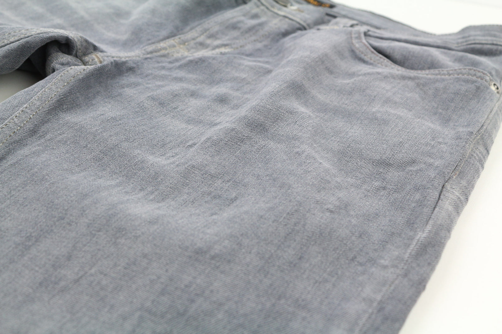 NUDIE JEANS Tight Long John Men Jeans W31/L34 Organic Charcoal Washed Slim Denim