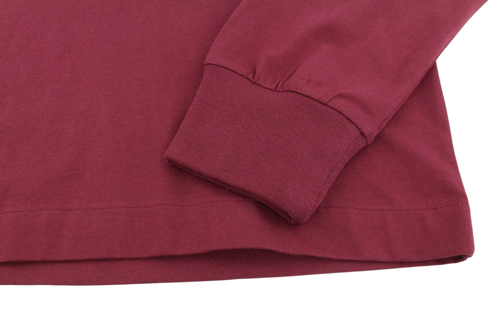 DIESEL Umlt-Jimmies vyriški marškinėliai L dydžio su gobtuvu ilgomis rankovėmis, bordo spalvos, trikotažiniai 