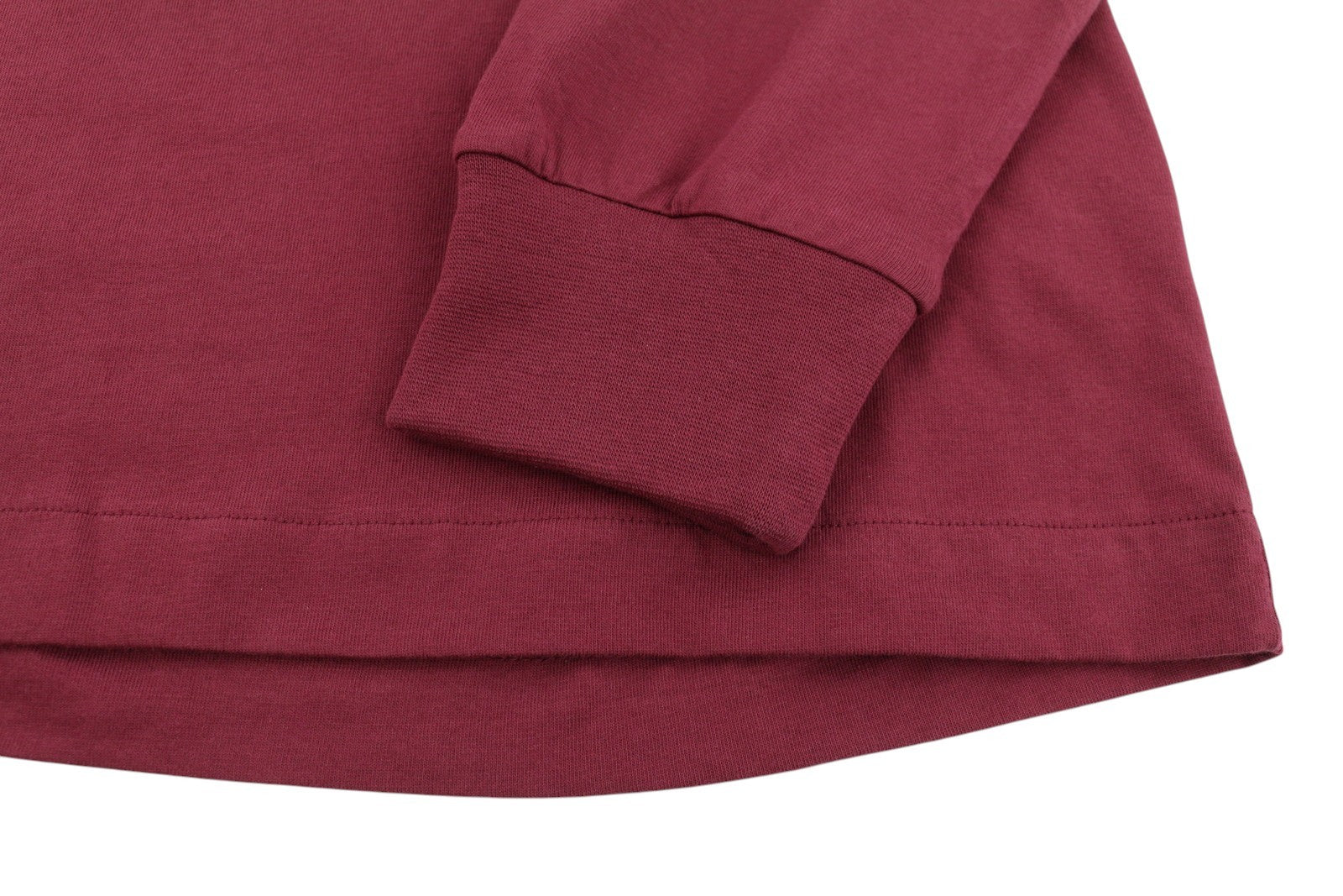 DIESEL Umlt-Jimmies vyriški marškinėliai su gobtuvu ilgomis rankovėmis, bordo spalvos, su logotipu, L dydžio 