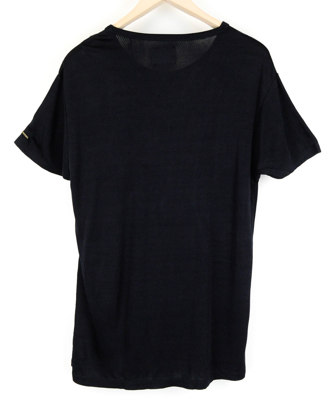 SCOTCH &amp; SODA Scandic Sport vyriški marškinėliai ~M tamsiai mėlyni trumpomis rankovėmis su logotipu ir laisvalaikio stiliaus 