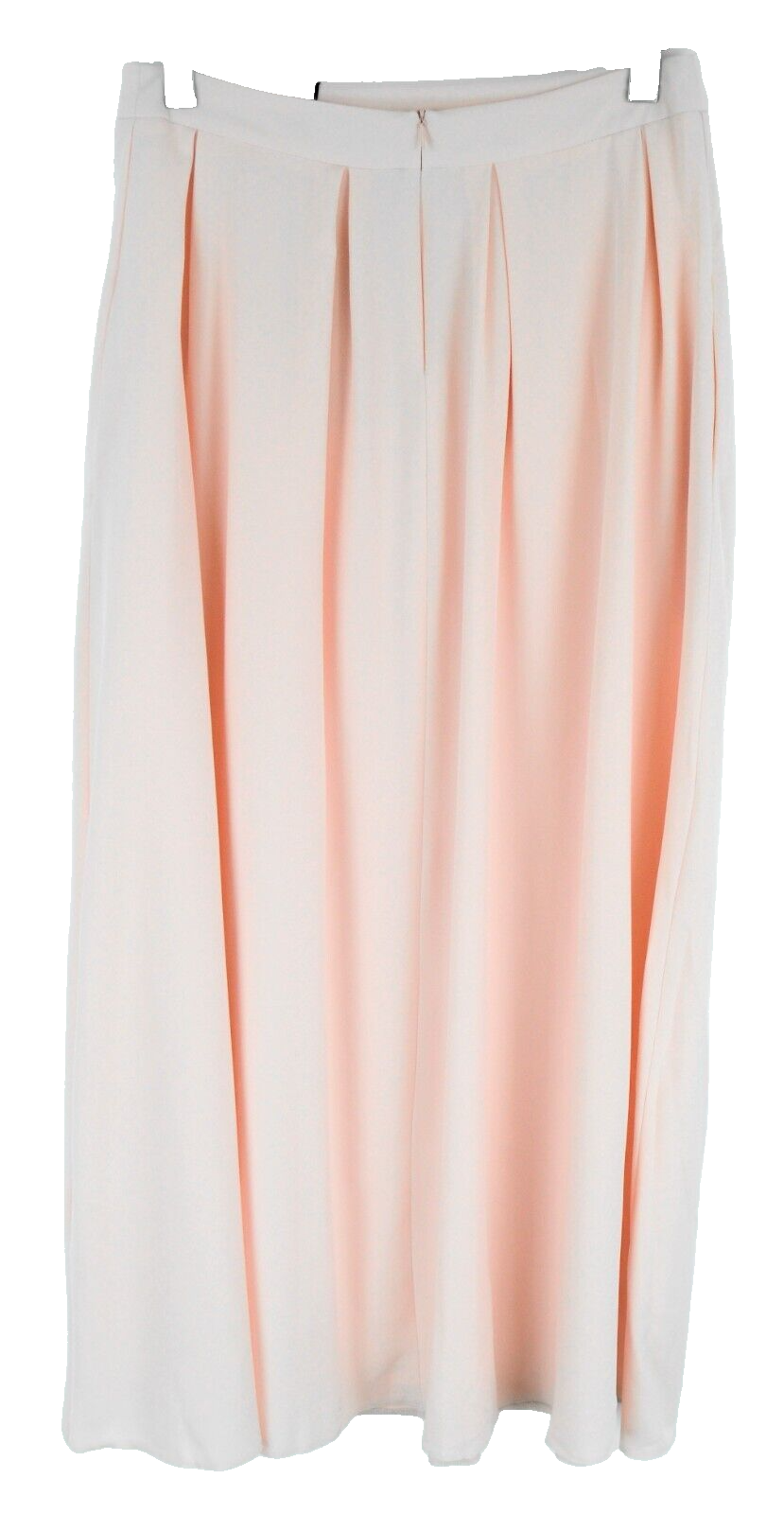 NIFE Women Skirt XL Pink Pastel Lightweight Pleated Stretch Mid-Length Casual