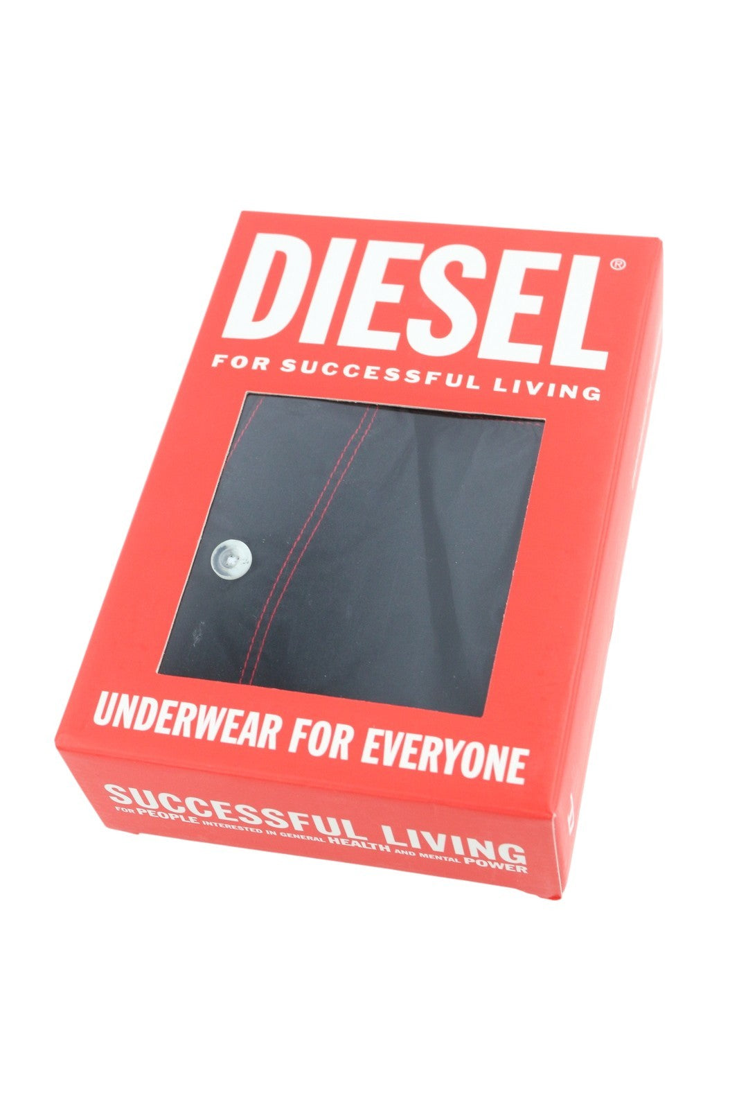 DIESEL Uubx-Stark vyriški apatiniai XL dydžio bokseriai su elastingu juosmeniu, logotipu, visiems metų laikams, juodi 