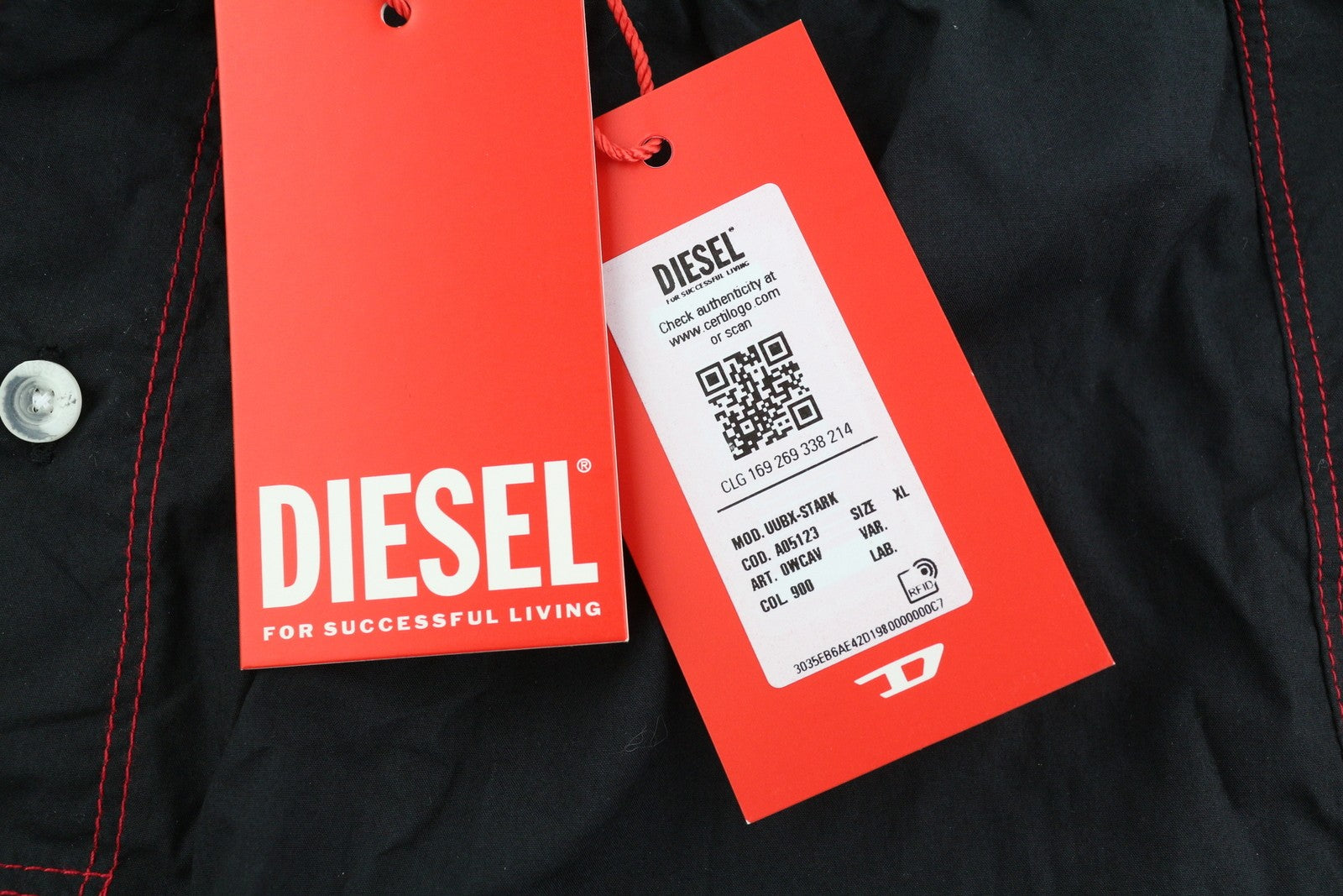 DIESEL Uubx-Stark vyriški apatiniai XL dydžio bokseriai su elastingu juosmeniu, logotipu, visiems metų laikams, juodi 