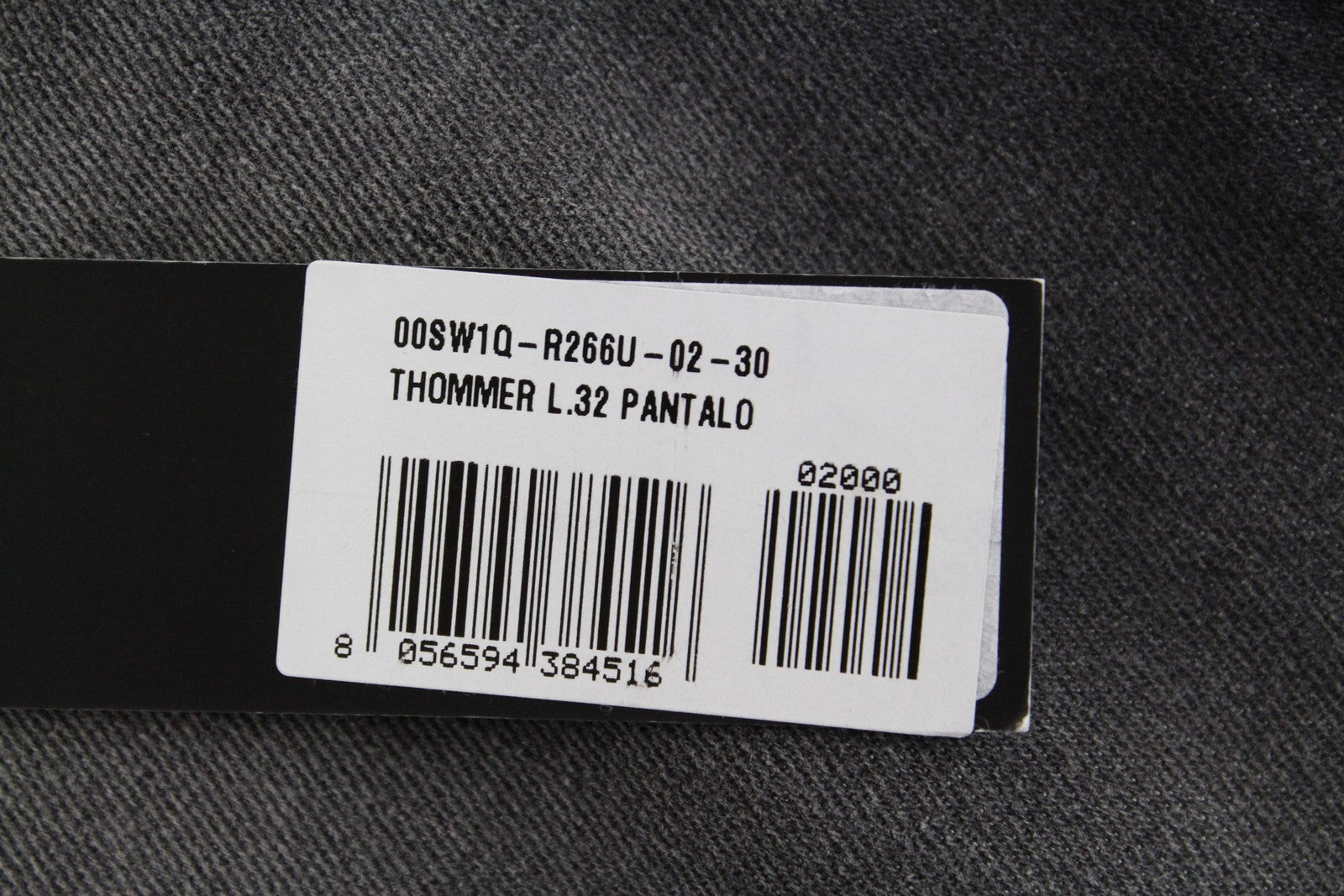 DIESEL Thommer R266U vyriški džinsai W30/L32 Slim Skinny Fit pilki medvilniniai plėšytų audinių džinsai 