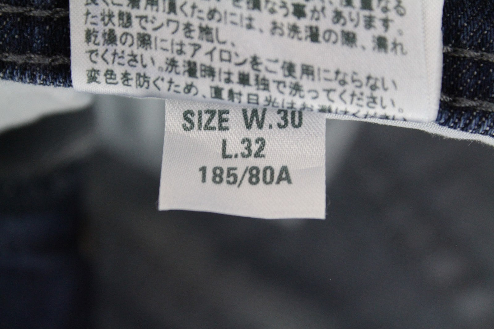 DIESEL Tepphar R39M0 vyriški džinsai W30/L32 Slim Carrot Fit medvilniniai skalbti mėlyni džinsai 