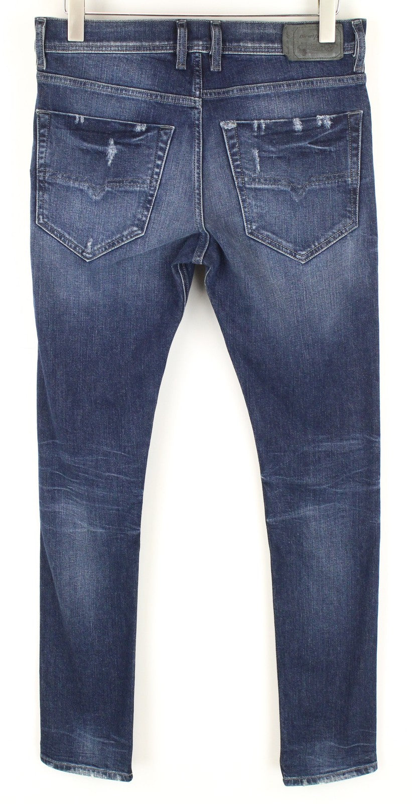 DIESEL Tepphar R39M0 Men Jeans W30/L32 Slim Carrot Fit Cotton Washed Blue Jeans