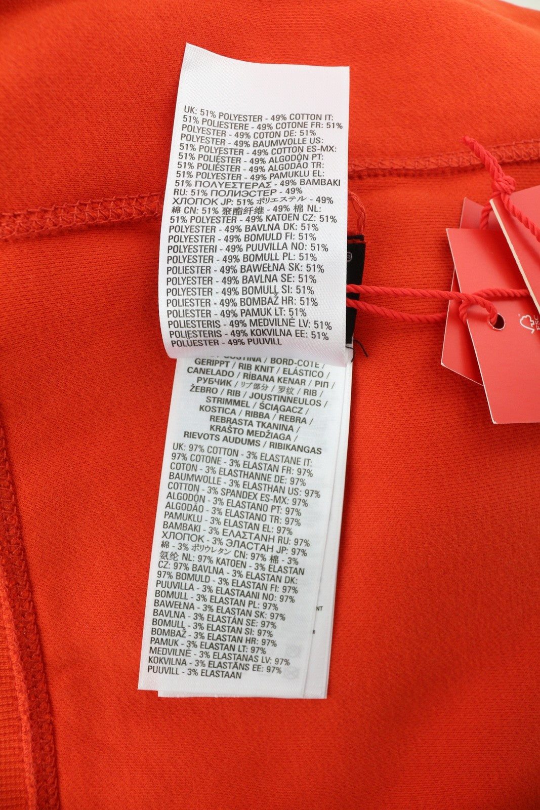 DIESEL S-Mast-Rev vyriškas džemperis, XL dydžio, oranžinis, megztinis su apvalia kaklu, pūkuotas, rekomenduojama kaina – 195 € 