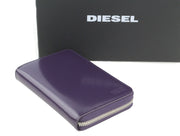 DIESEL Jadda moteriška piniginė OS violetinė karvės odos apvalus užtrauktukas violetinė RRP 160 € 