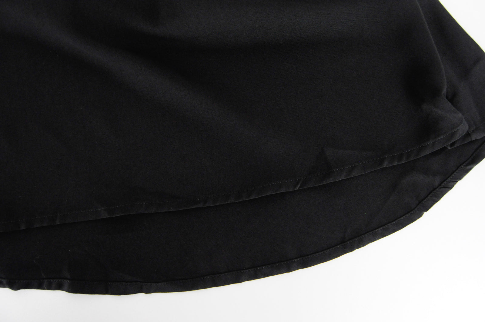 VILA Women Dress 36 Black Puffy Collared Long Sleeve Pleated Half-Buttoned