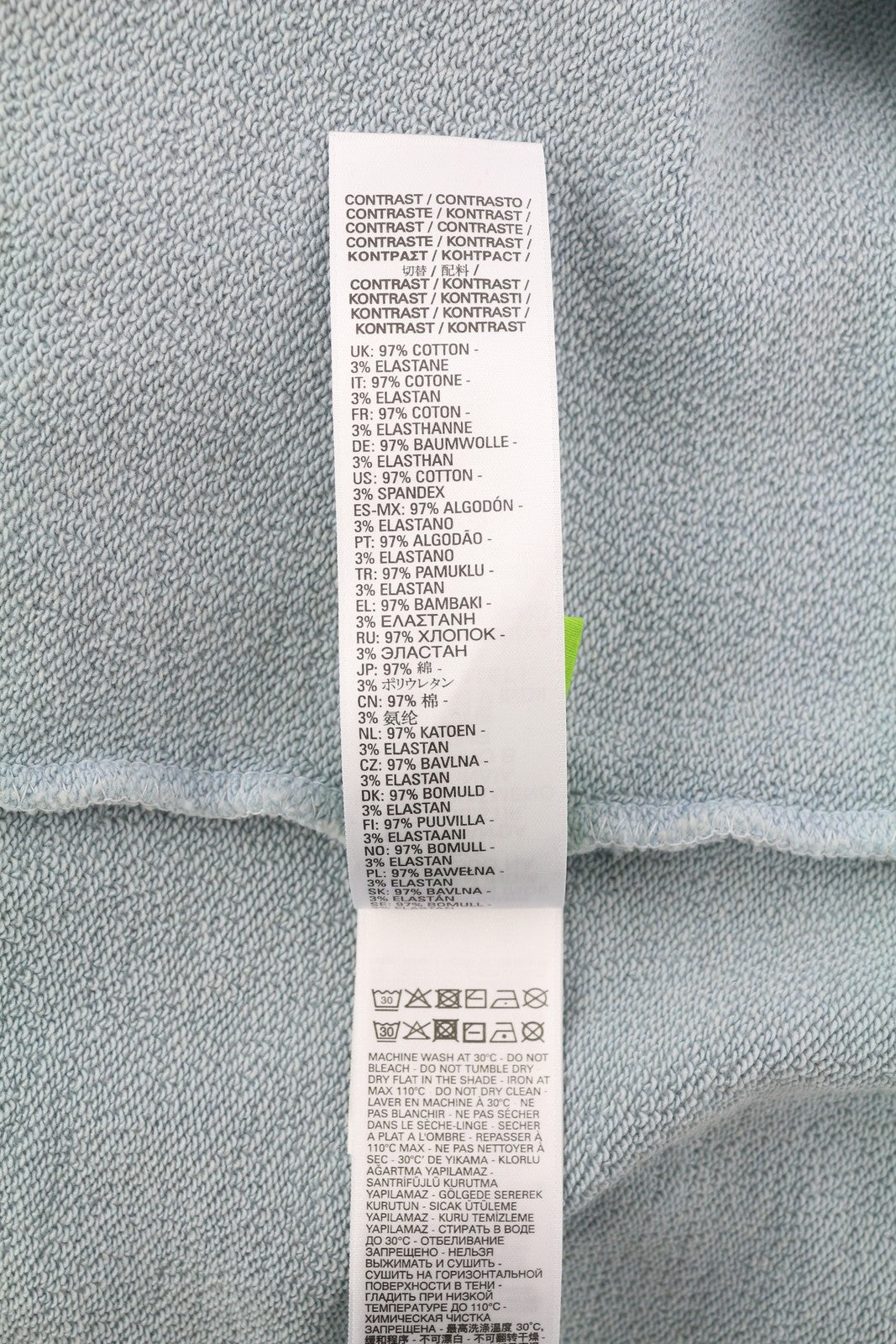 DIESEL S-Ribal vyriškas džemperis, L dydžio, mėlynas, megztinis su apvalia kaklo iškirpte, medvilninis, rekomenduojama kaina – 195 € 