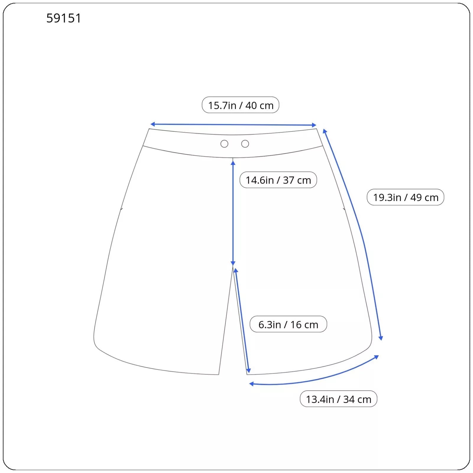 SCOTCH &amp; SODA Ams Couture Navy S tamprūs medvilniniai vyriški šortai 
