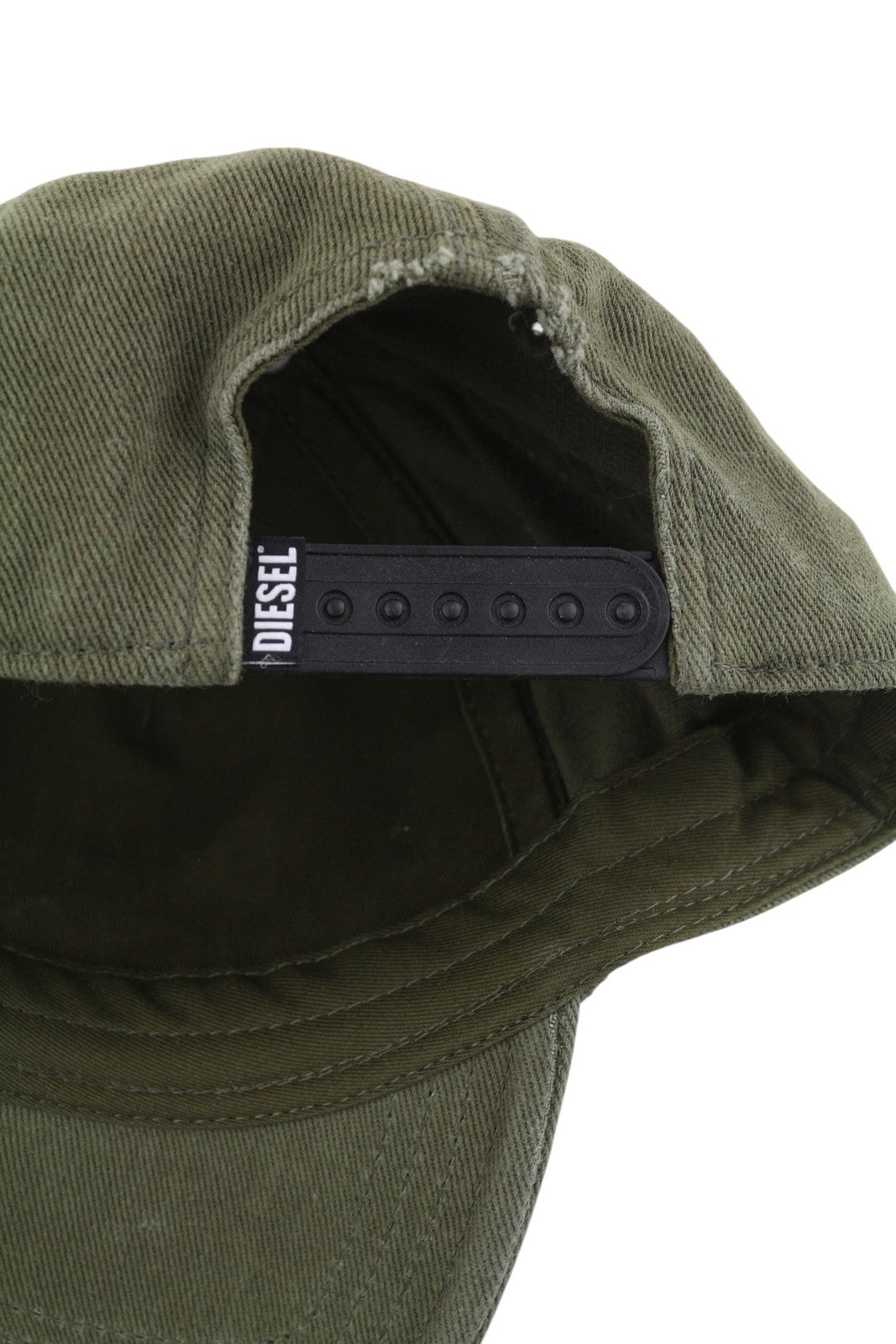 DIESEL C-Stone vyriška beisbolo kepurė su D-Rill Usion siuvinėta žalia medvilnė 