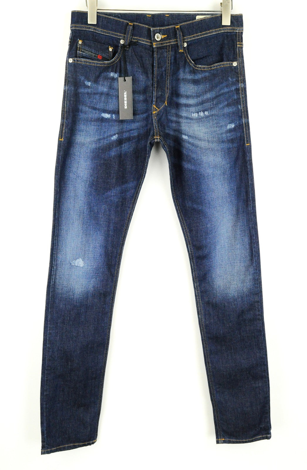 DIESEL Tepphar R7NA8 Mens Jeans W30 L34 Slim Carrot  Cotton Wash Blue Denim