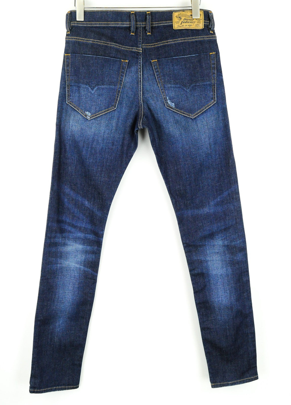 DIESEL Tepphar R7NA8 Mens Jeans W30 L34 Slim Carrot  Cotton Wash Blue Denim