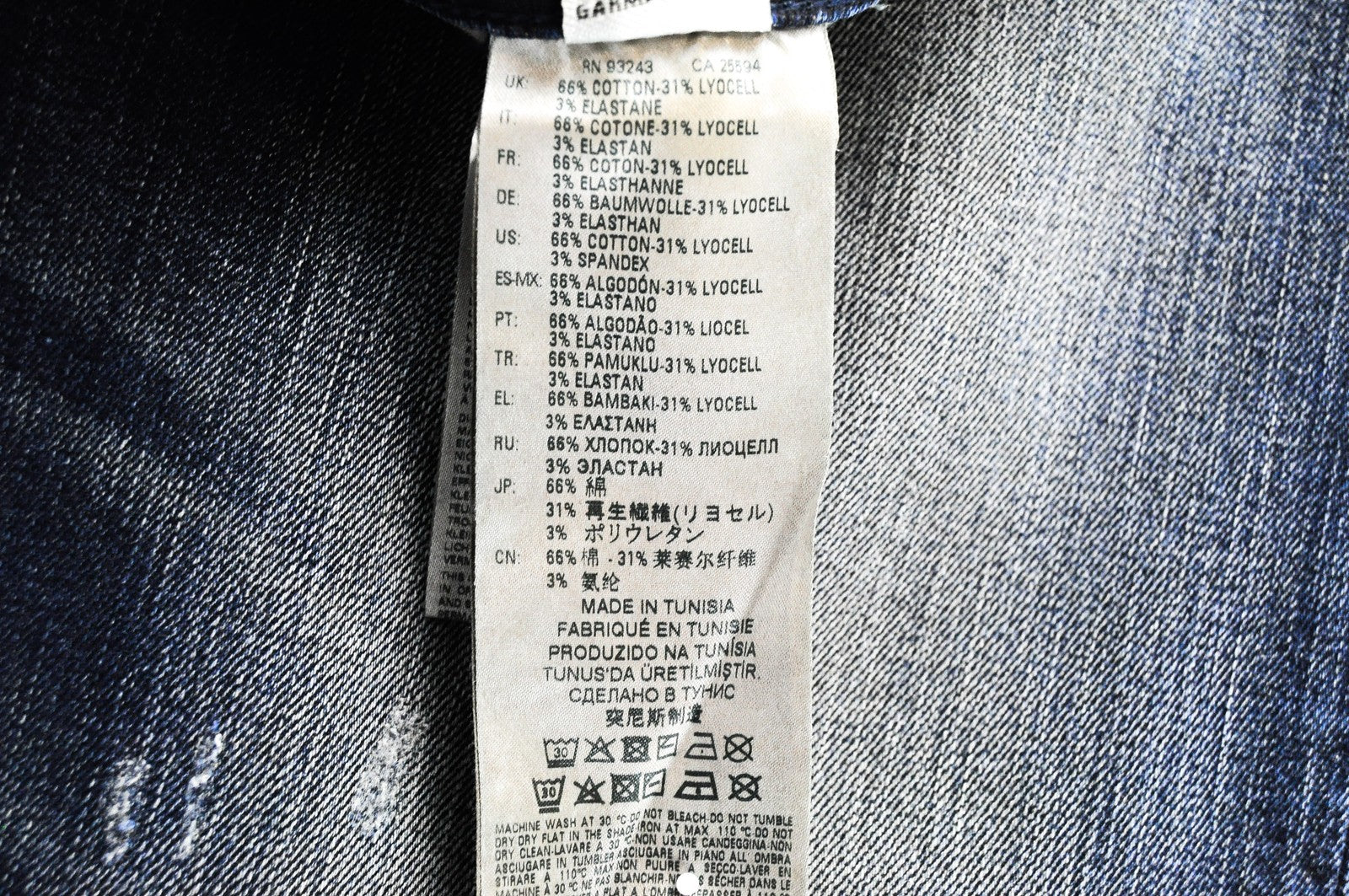 DIESEL Krayver R48XU vyriški džinsai W31/L32 Slim Carrot Fit mėlyni medvilniniai tamprūs džinsai skalbimui 