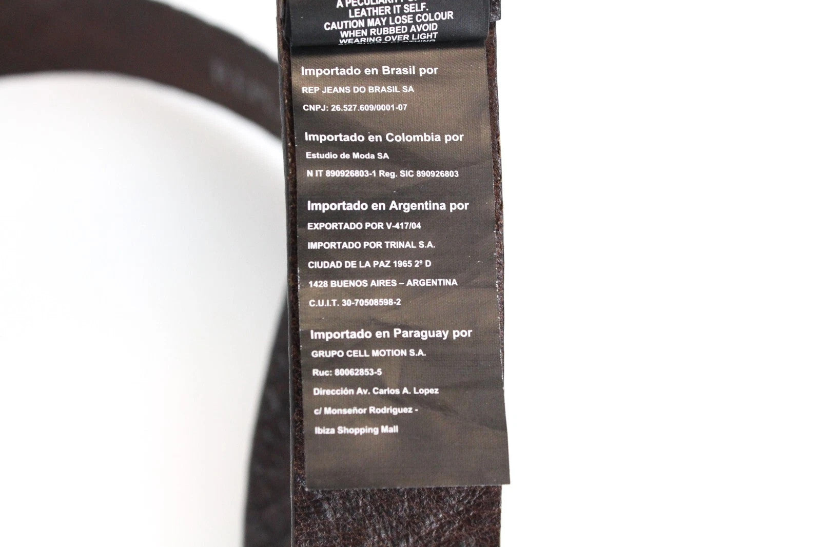 REPLAY rudas raštuotas karvės odos diržas, 85 cm, vyriškas su sagtimi 