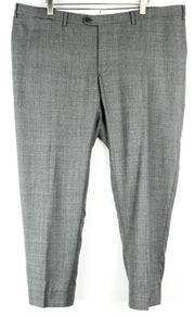 SUITSUPPLY Lazio Grey Wool UK54S Men's Pleated Lined Dress Formal Trousers
