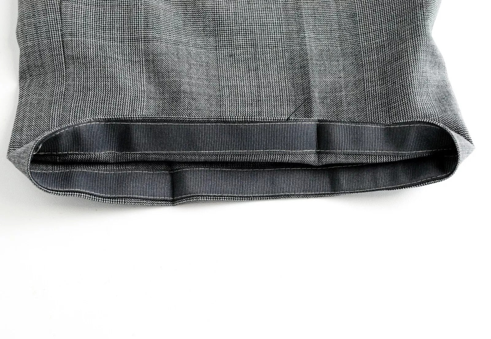 SUITSUPPLY Lazio Grey Wool UK54S Men's Pleated Lined Dress Formal Trousers