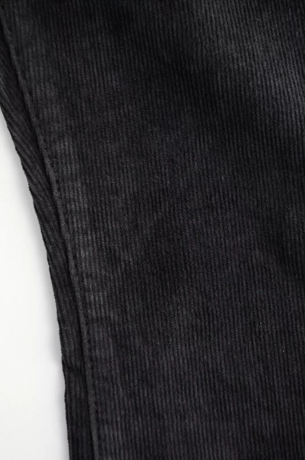 MAISON SCOTCH Joni Women's Trousers W25 Dark Grey Stretch Corduroy Flared