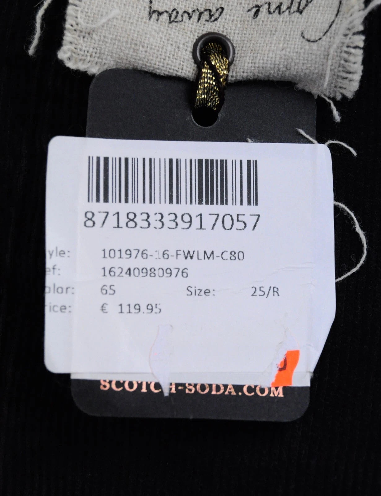 MAISON SCOTCH Joni moteriškos kelnės W25 medvilnės tamprės platėjančios tamsiai pilkos 