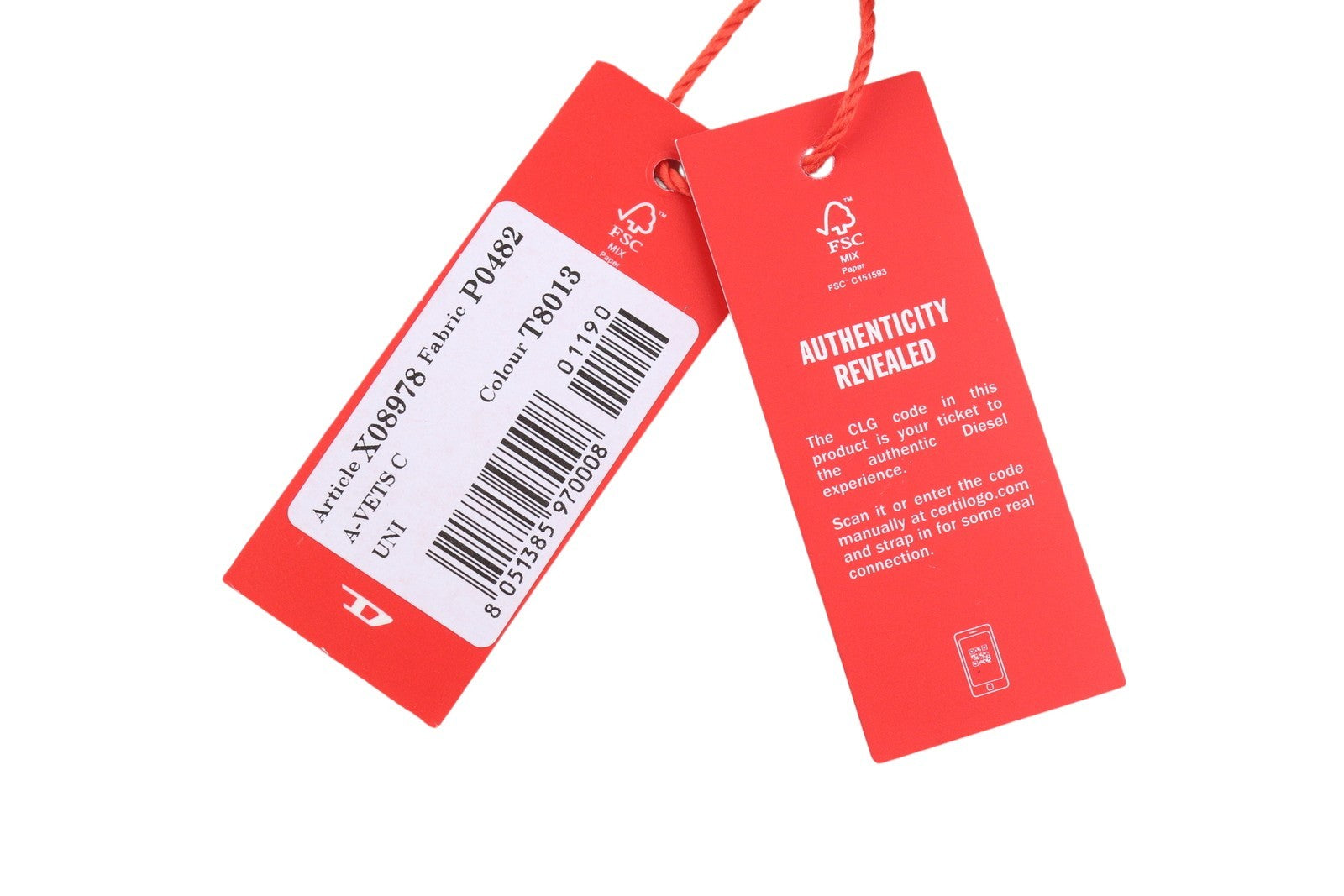 DIESEL A-Vets C moteriška apyrankė OS juoda džinsinio audinio siūlai sidabro atspalvis RRP 90 € 