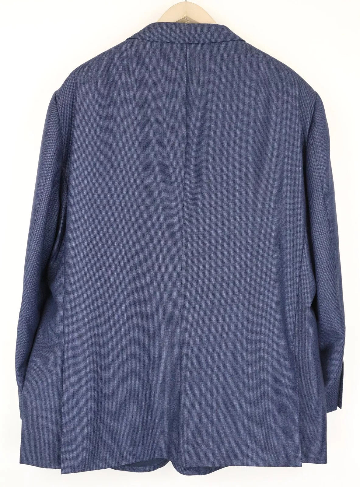 SUITSUPPLY Lazio Men's Blazer UK54S Blue Pure Wool Single-Breasted Formal