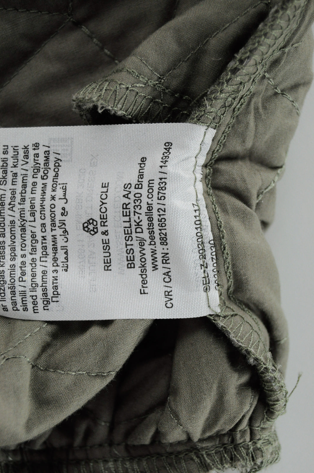 SELECTED Women Dress EU36 Green Cotton Short Sleeve Puffy Balloon Skirt Style