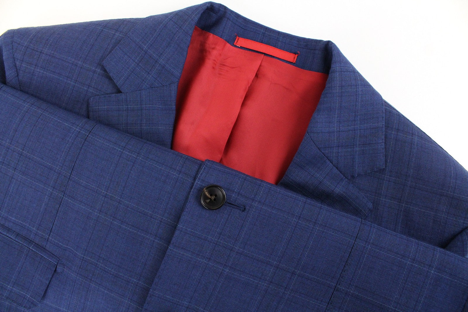 „SUITSUPPLY Sienna“ vyriškas švarkas UK40R „Super 130“ vilnonio languoto pamušalo suknelė 