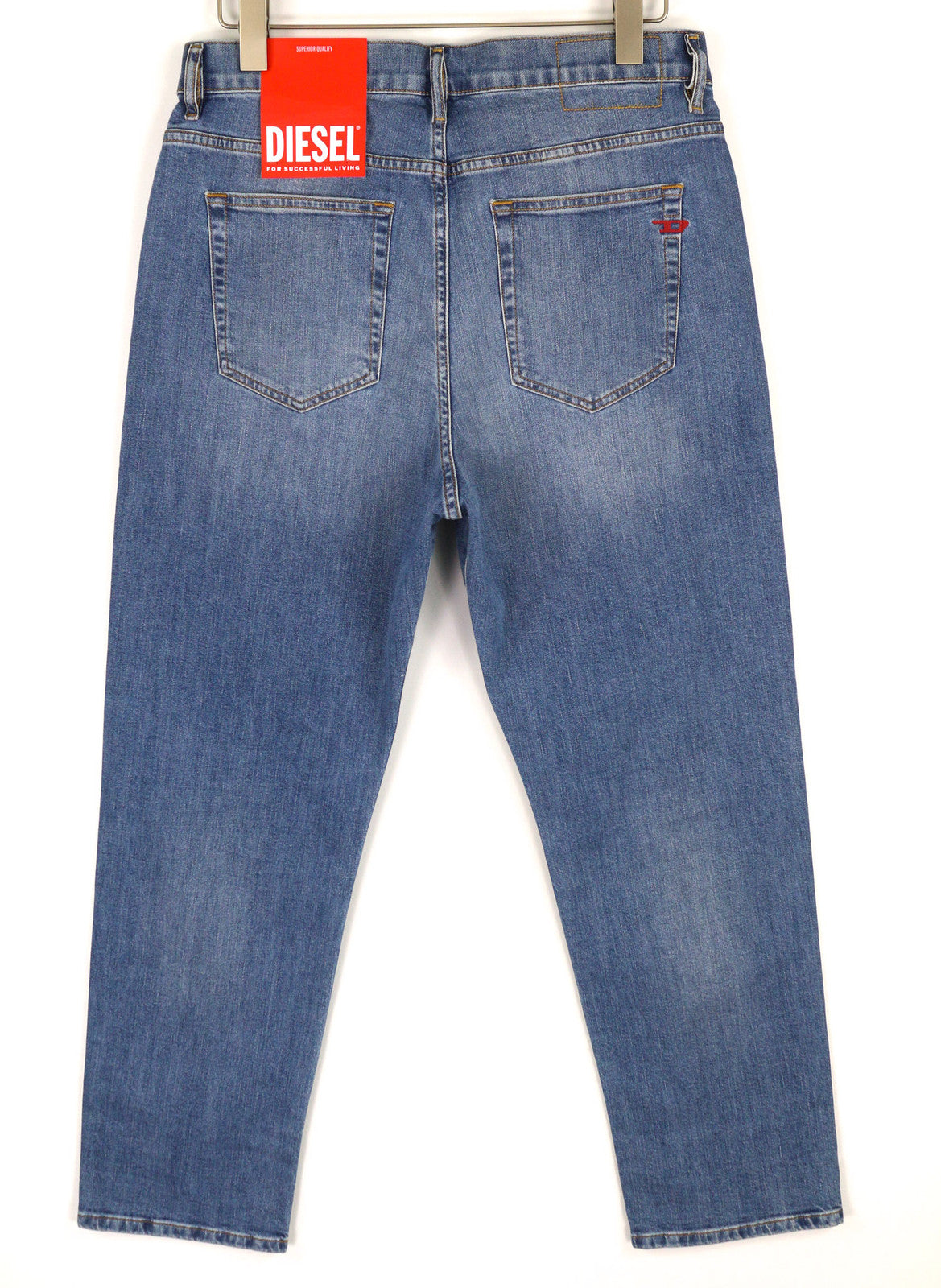 DIESEL 2020 D-Viker 0EHAJ vyriški džinsai W32/L30 vidutinio juosmens, įprasto kirpimo, tiesios klešnės 