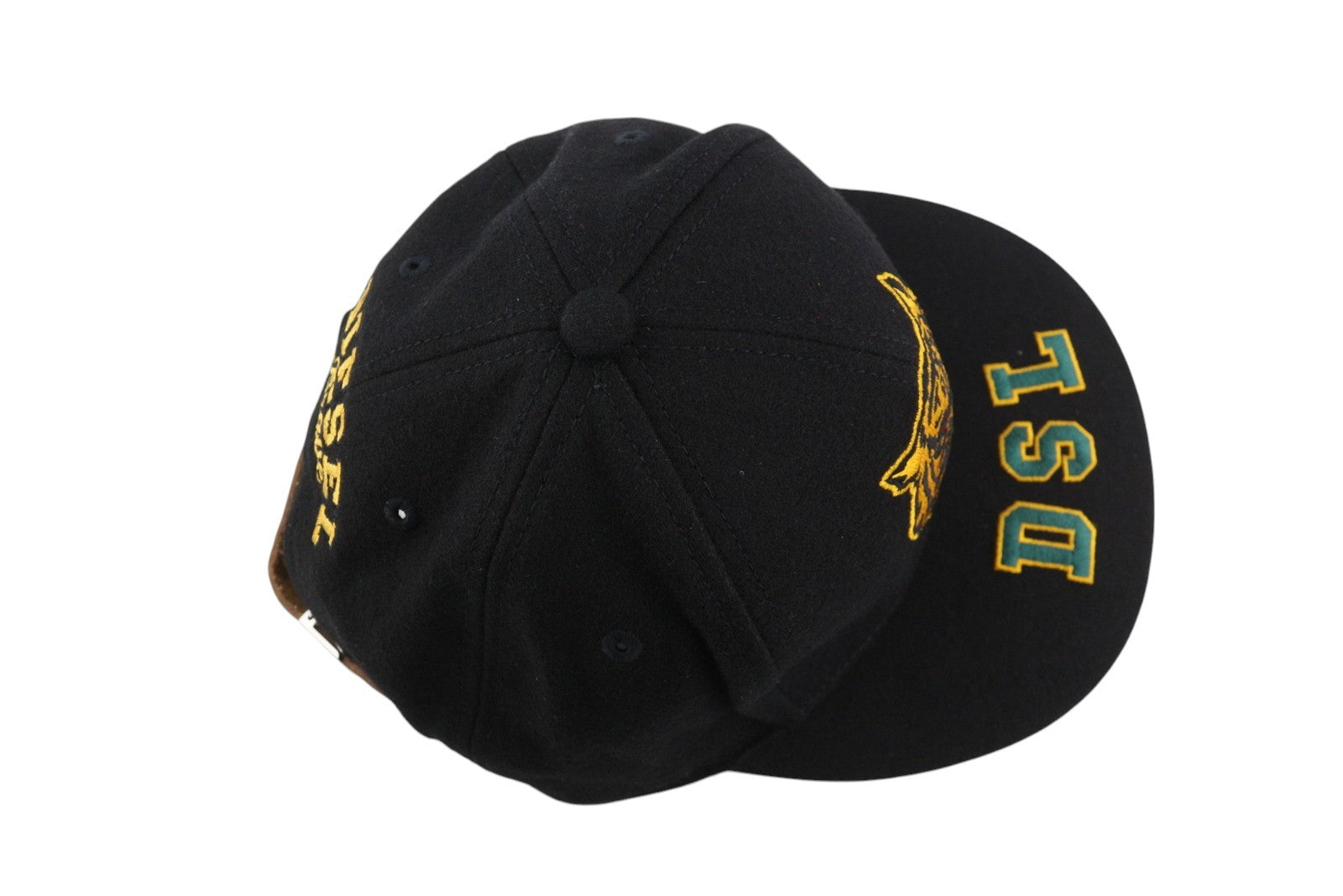 DIESEL C-Vintery vyriška kepurė OS juoda su užsegimu ant nugaros, vilnos mišinio, siuvinėtu logotipu ir unisex... 