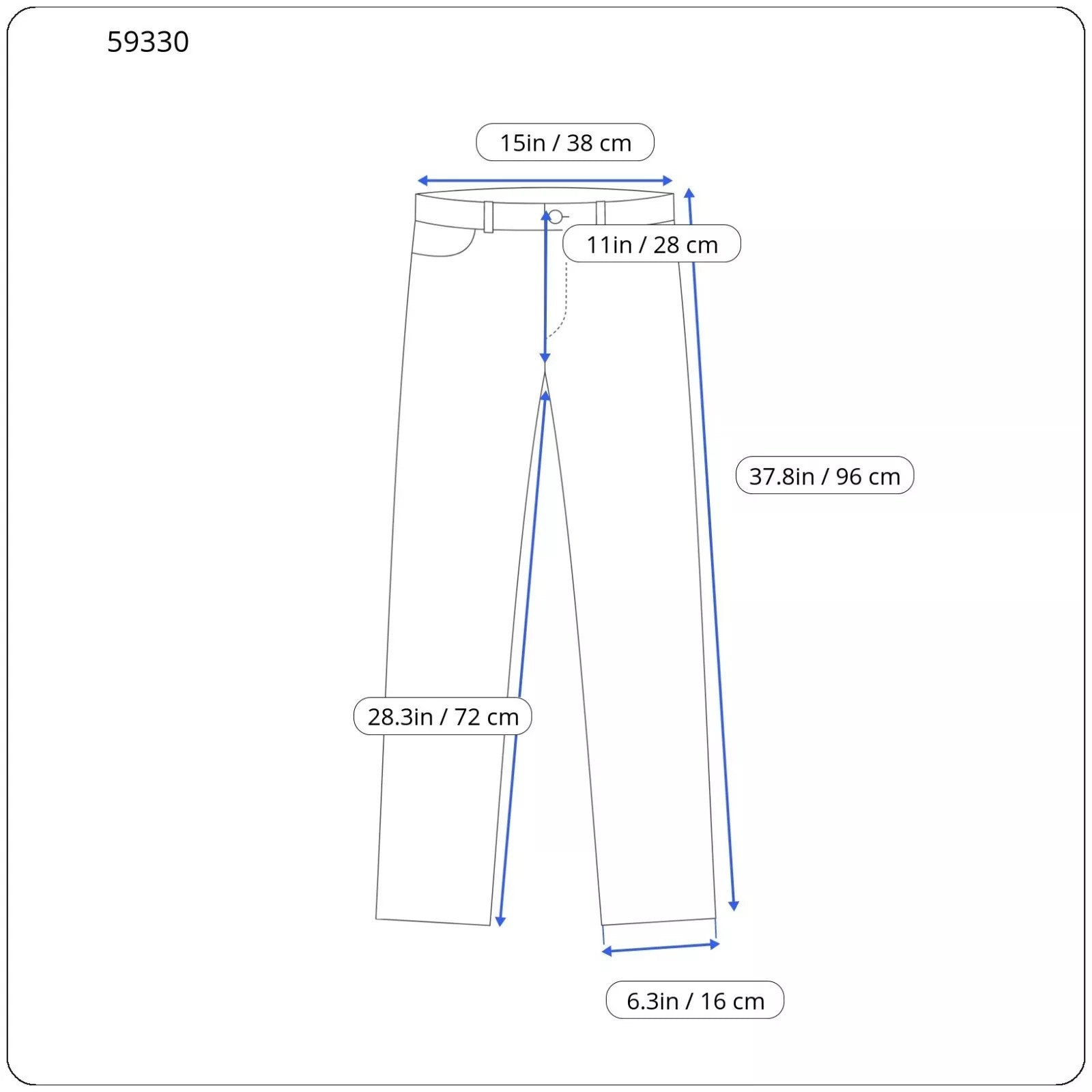 SCOTCH & SODA Ams Blauw Women's Trousers W26/L32 Black Stretch Cotton Blend