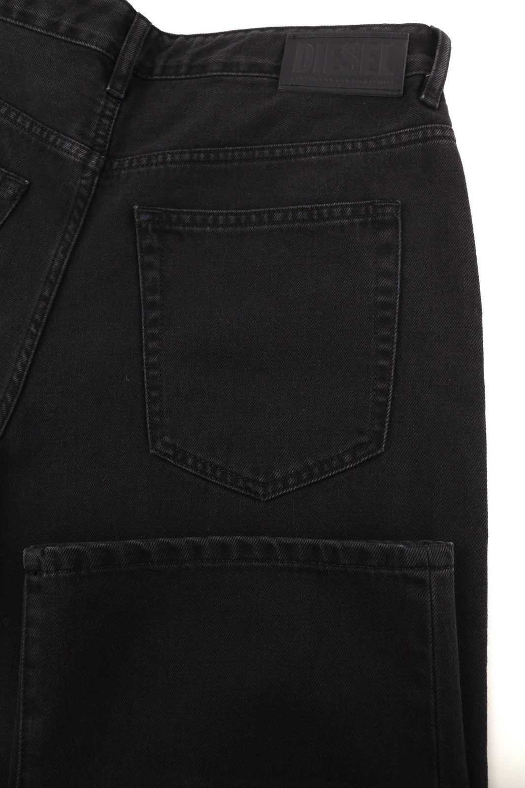 DIESEL D-Reggy 009RL Women Jeans W30/L30 Straight Regular Waist Zipper Denim