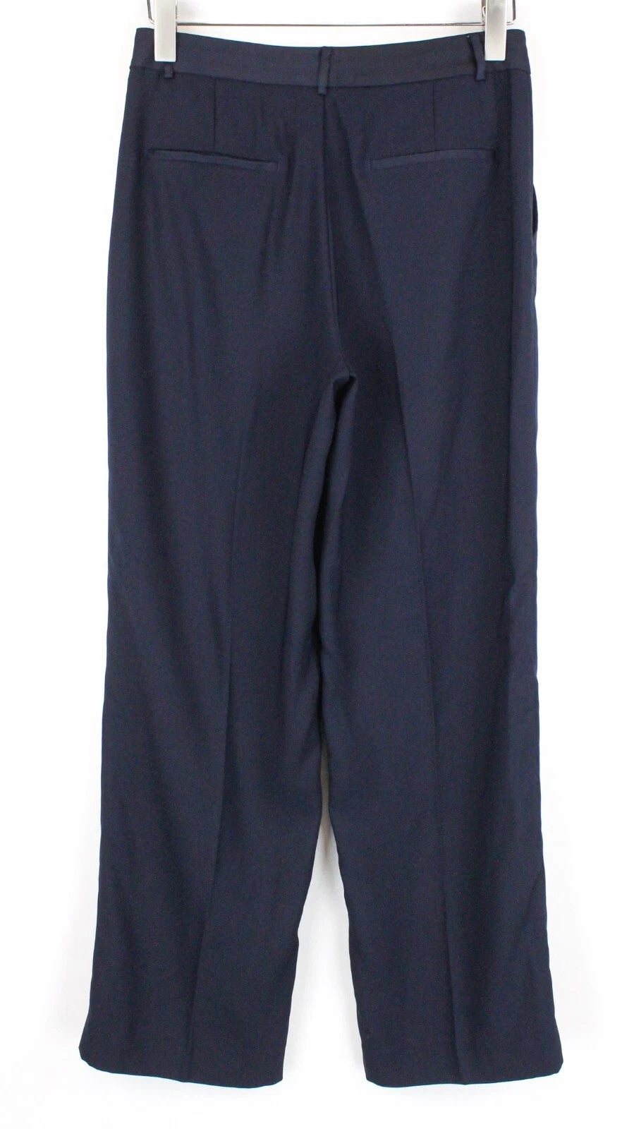 MAISON SCOTCH Women's Trousers S Navy Pleated Wide Classic Lightweight