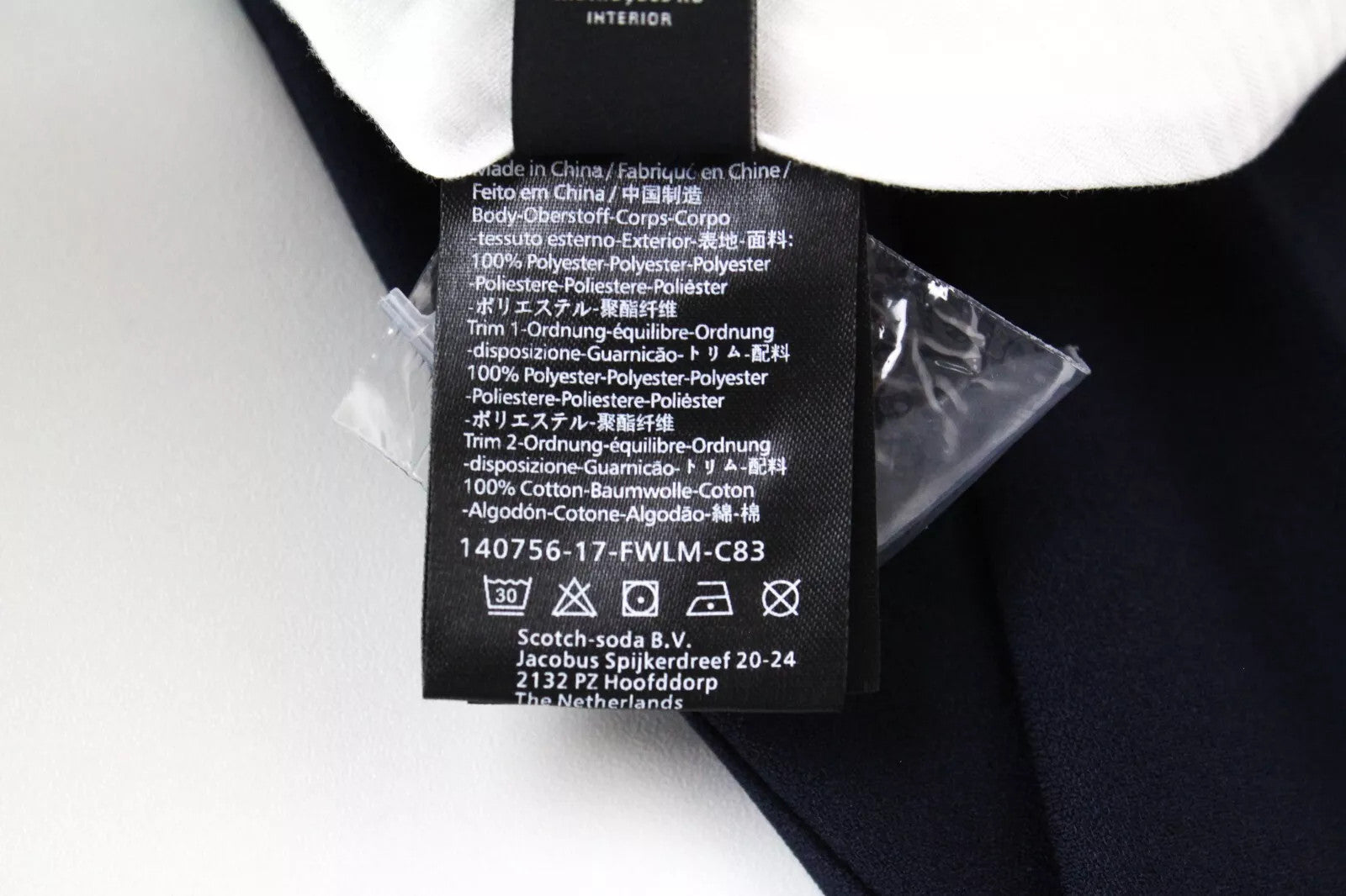 MAISON SCOTCH Women's Trousers S Navy Pleated Wide Classic Lightweight