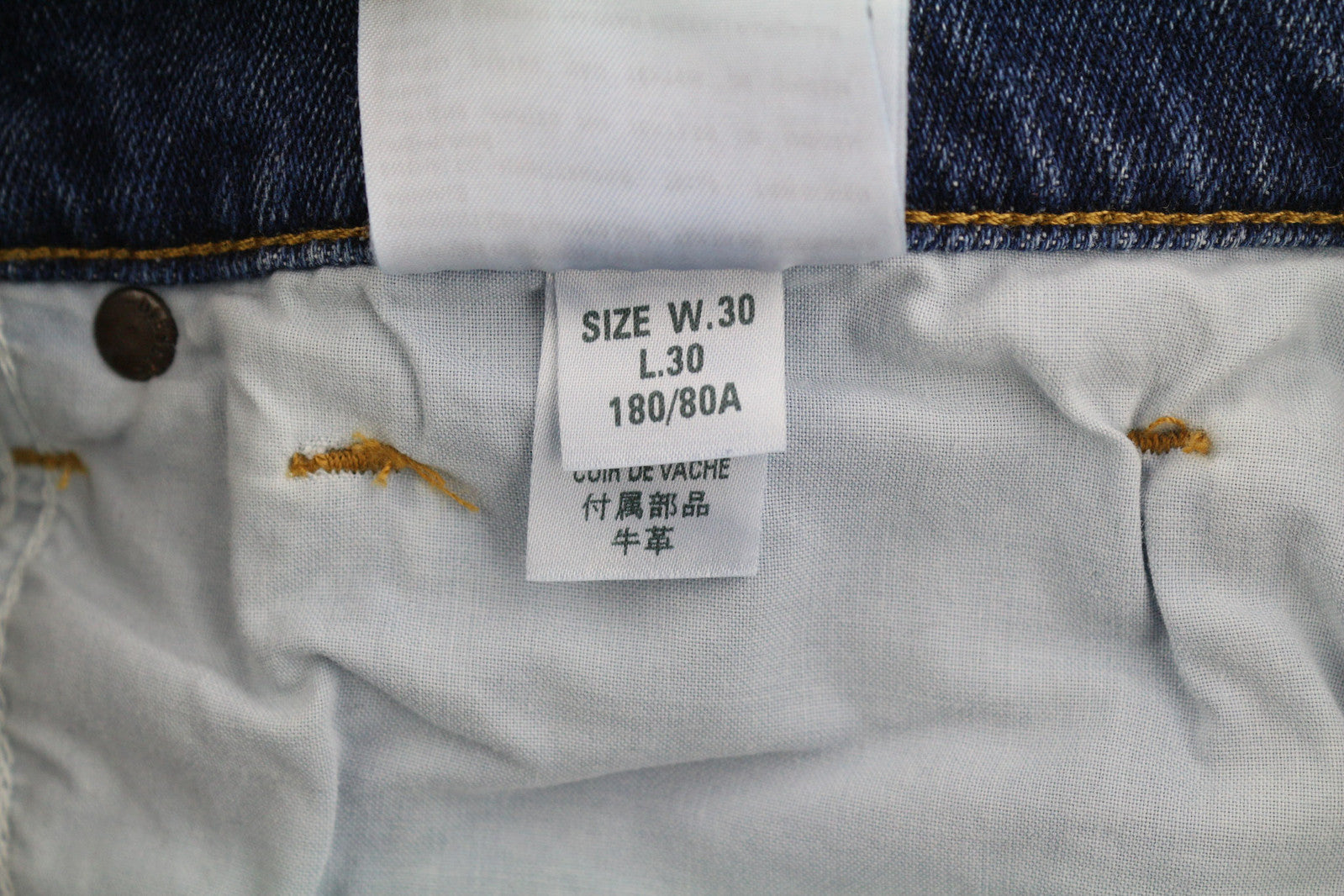 DIESEL D-Vider 0890X vyriški džinsai W30/L30 morkų kirpimo, tamprūs, skalbtos mėlynos spalvos 