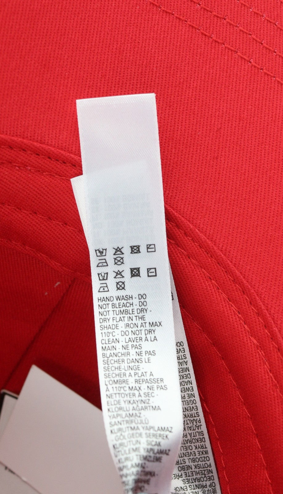 DIESEL Corry-Gum Men Cap OS Mid Red Baseball Cotton Patch Logo Casual Unisex