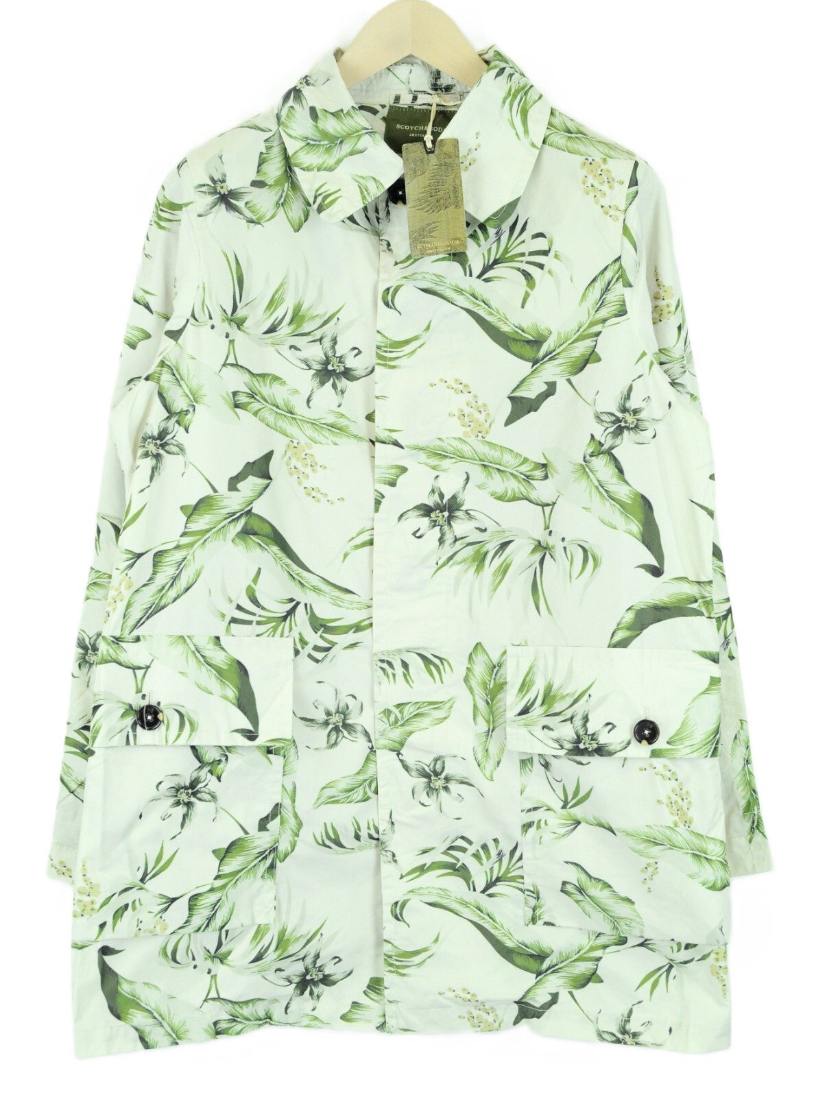 „SCOTCH &amp; SODA Ams Couture“ vyriška striukė, XL dydžio, žalia, lengva. 