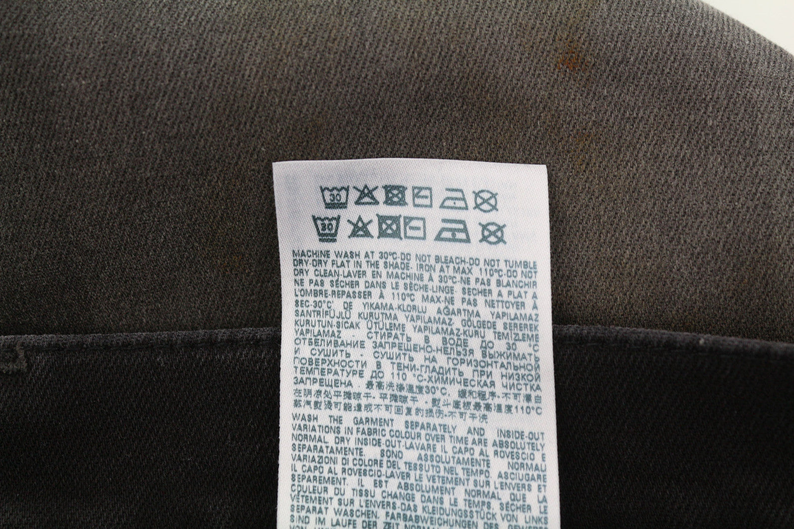 DIESEL D-Strukt Jogg 09B04 vyriški džinsai W30 Slim Leg Stretch, skalbtos juodos spalvos, RRP 295 € 