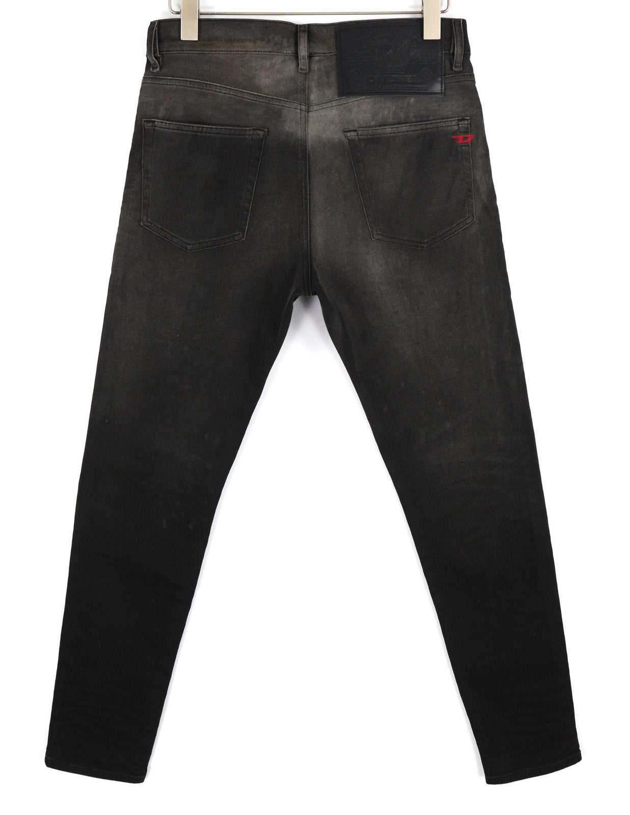 DIESEL D-Strukt Jogg 09B04 vyriški džinsai W30 Slim Leg Stretch, skalbtos juodos spalvos, RRP 295 € 