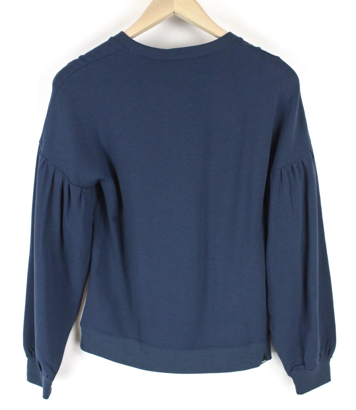 DENHAM Compass moteriški marškinėliai ilgomis rankovėmis, 2XS, mėlyni, tamprūs, laisvalaikio stiliaus 