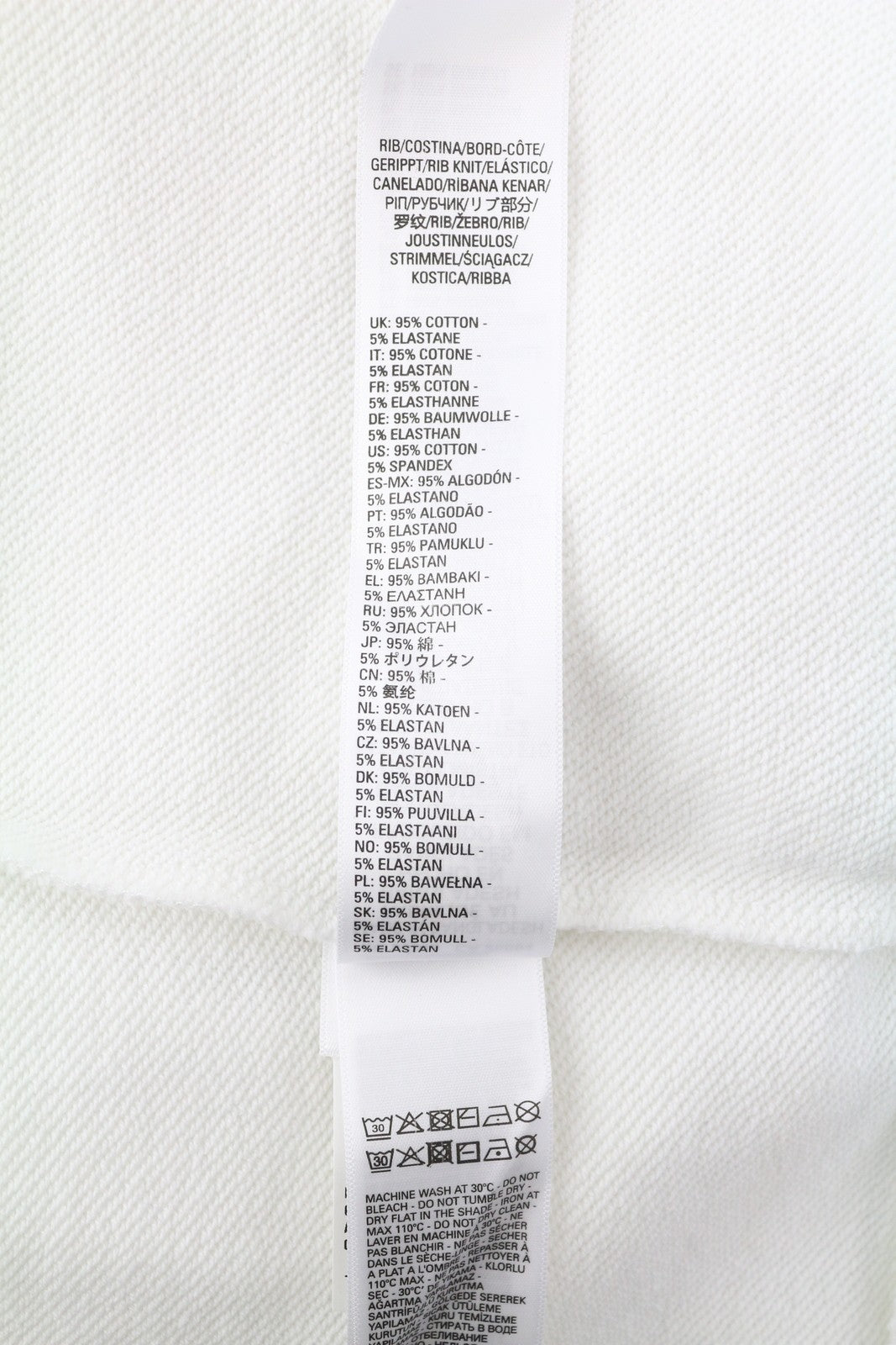 DIESEL S-Gir-Div-P vyriškas džemperis, 2XL, baltas, megztinis su apvalia kaklo iškirpte, logotipas, rekomenduojama kaina – 100 € 