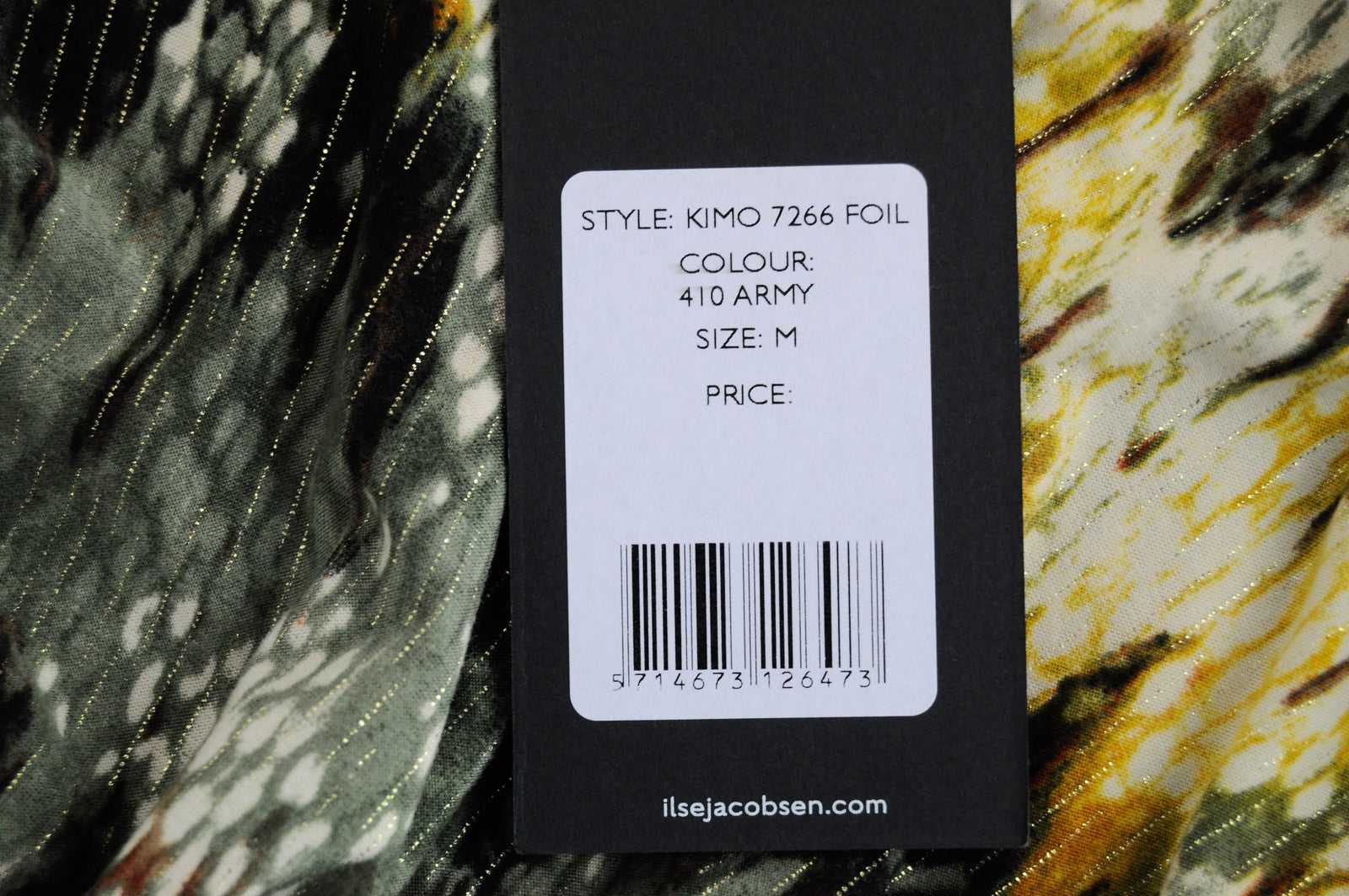 ILSE JACOBSEN Women Dress XL Green Snake Pattern Stretch Shiny Long Sleeve