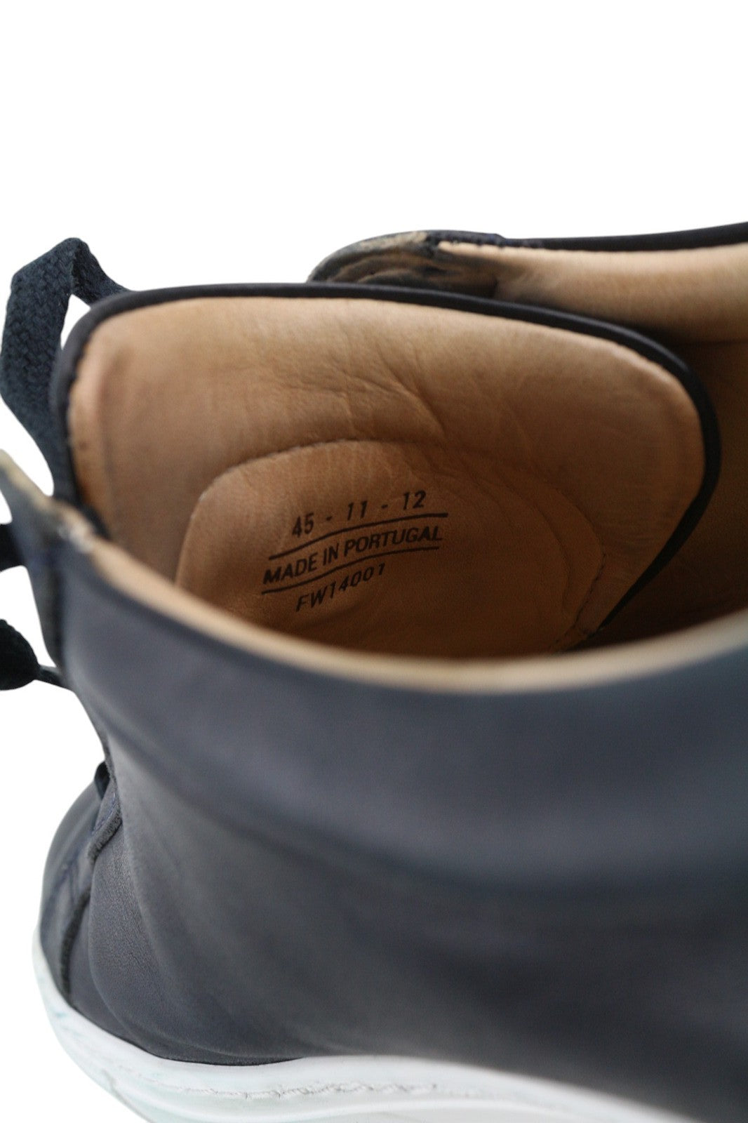 „SUITSUPPLY“ vyriški batai, EU45, tamsiai mėlyni, odiniai, suvarstyti, žemapadžiai sportbačiai 