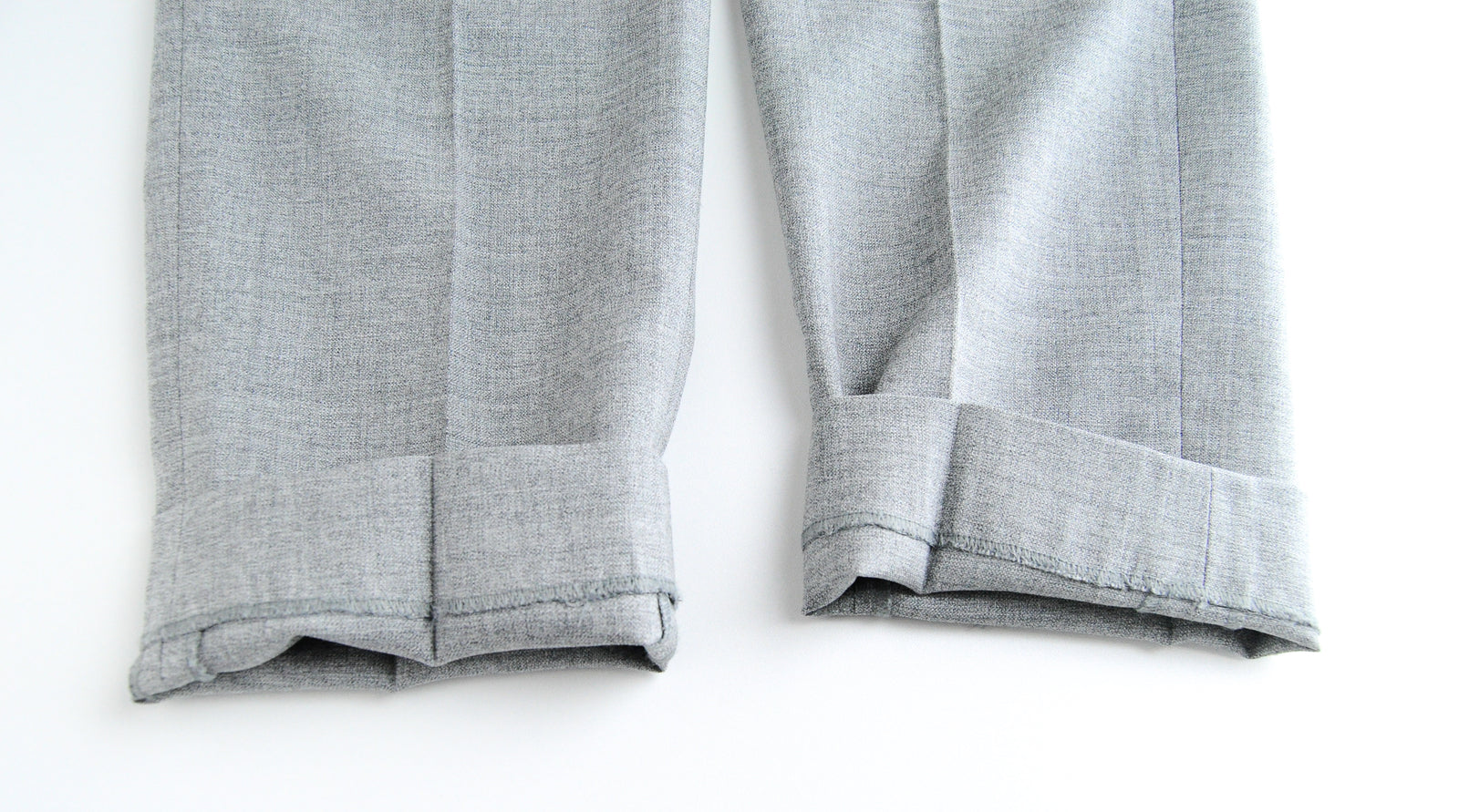 SUISTUDIO Robin Women's Grey Trousers UK6S Pure Wool Pleated Classic Workwear