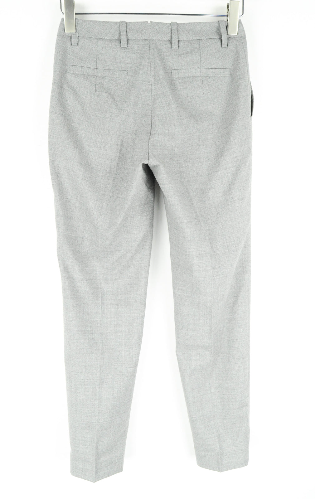 SUISTUDIO Robin Women's Grey Trousers UK6S Pure Wool Pleated Classic Workwear