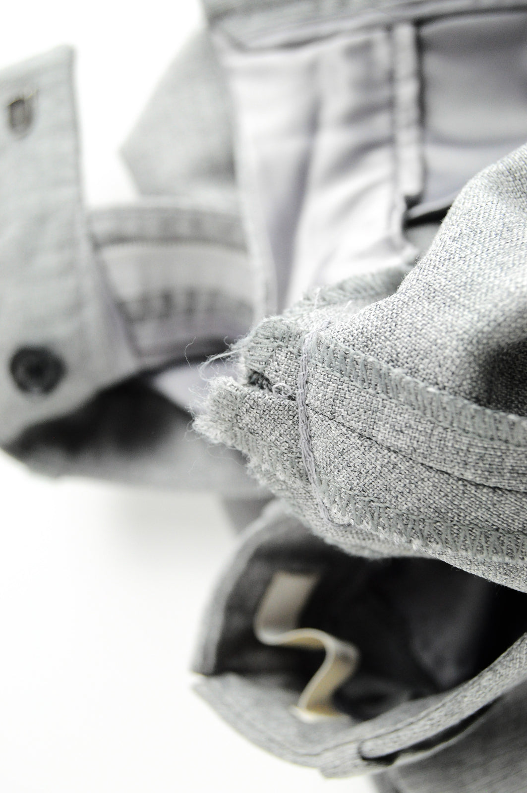 SUISTUDIO Robin Women's Grey Trousers UK6S Pure Wool Pleated Classic Workwear