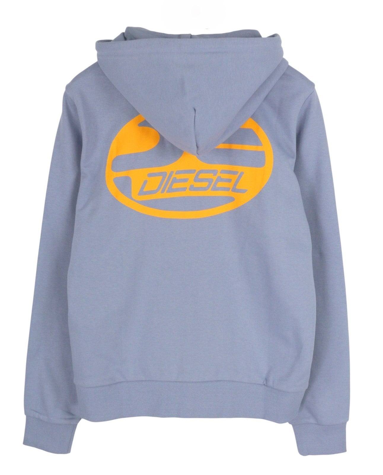 DIESEL S-Ginn-Hood-Zip-K6 vyriškas džemperis su gobtuvu, mėlynas, su užtrauktuku ir kišenėmis, rekomenduojama kaina – 150 € 